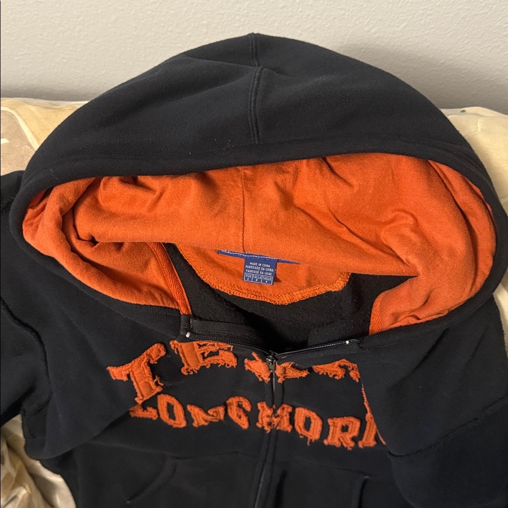 Champs Black and Orange Texas Longhorns Hoodie